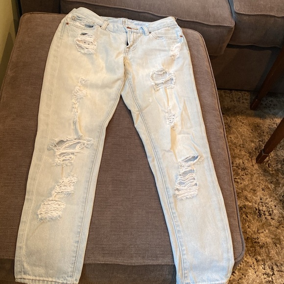 Lucky Brand Jeans Sienna Cigarette 15”W x 35”L - Distressed - Picture 5 of 11